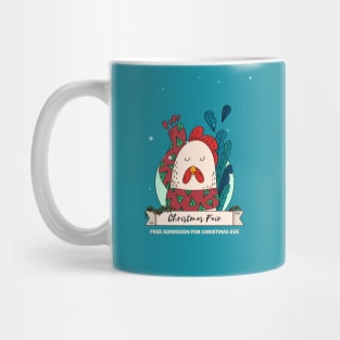 Christmas Fair Chicken Mug